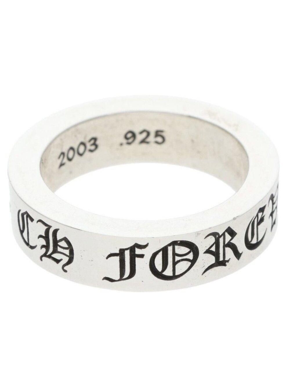 Chrome Hearts Spacer Forever Silver Ring